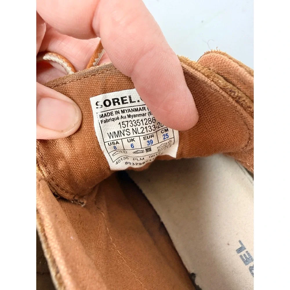 Sorel Out N About Rain Boots Brown Size 8 Waterproof Duck Boots Fisherman Cabin